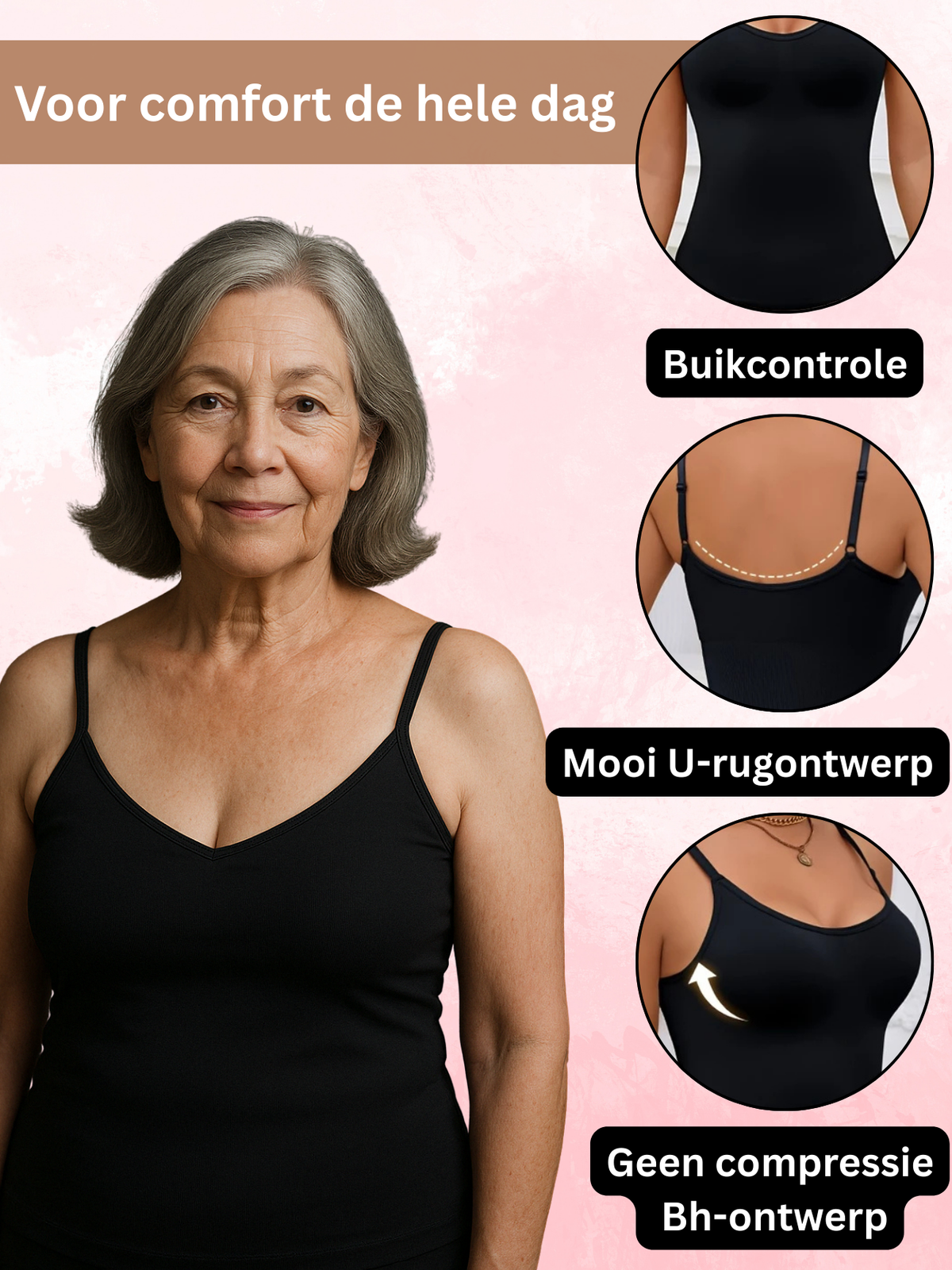 Isabelle SlimFit Top 1+1 Gratis