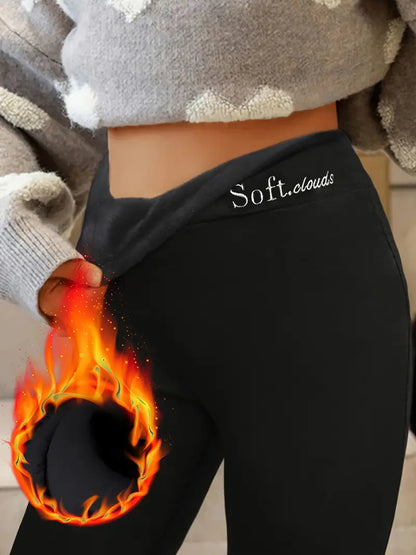 Fashion Fleece Dameslegging™ | Geen koude benen meer! | 1+1 Gratis