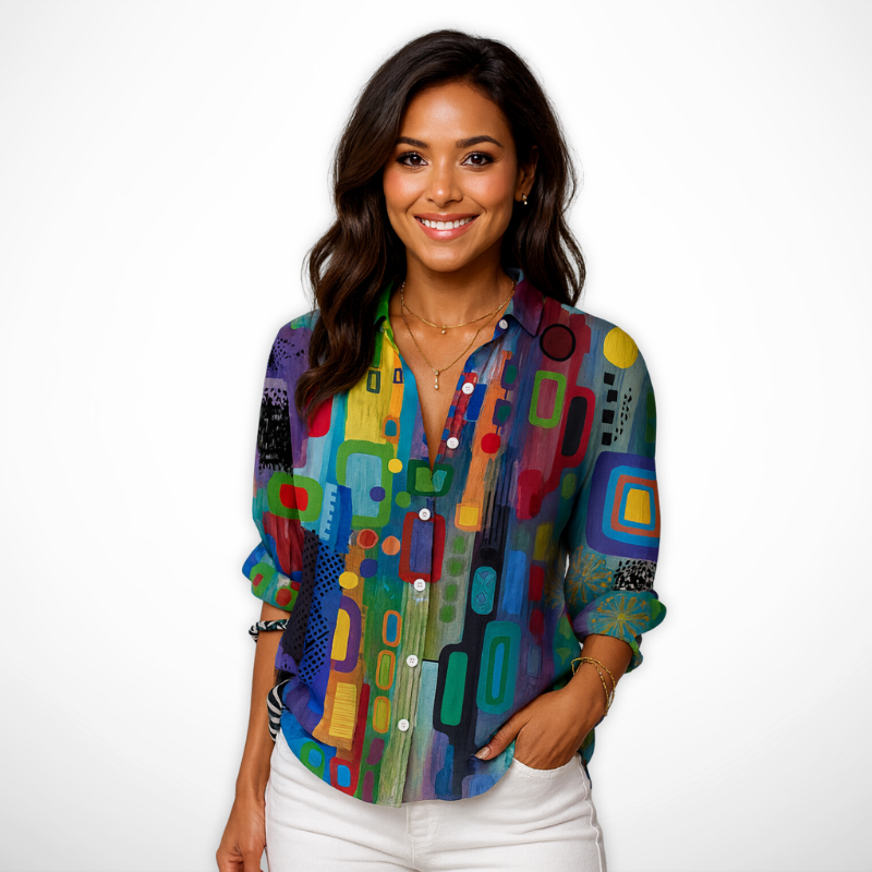 Annika Kunstprint Blouse
