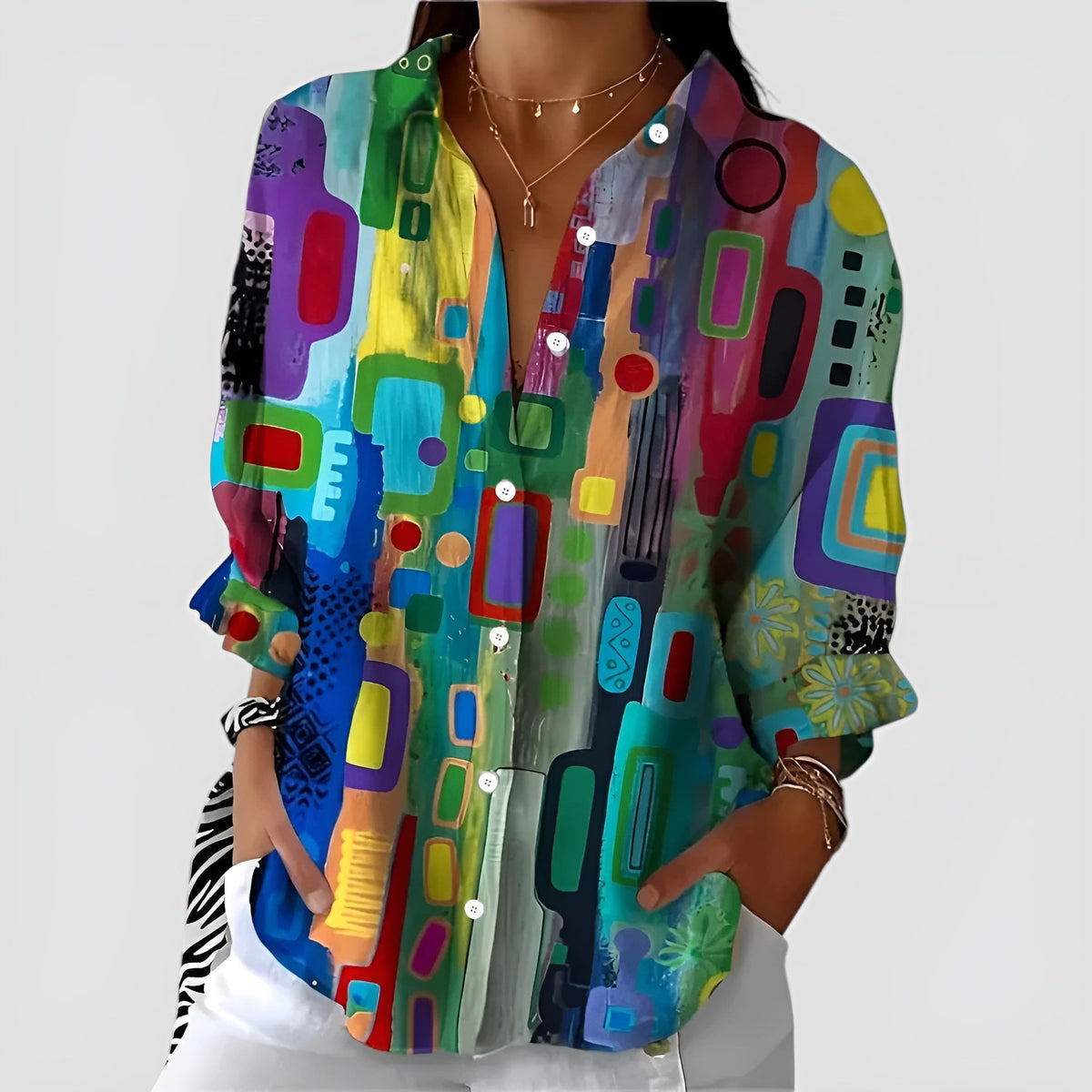 Annika Kunstprint Blouse