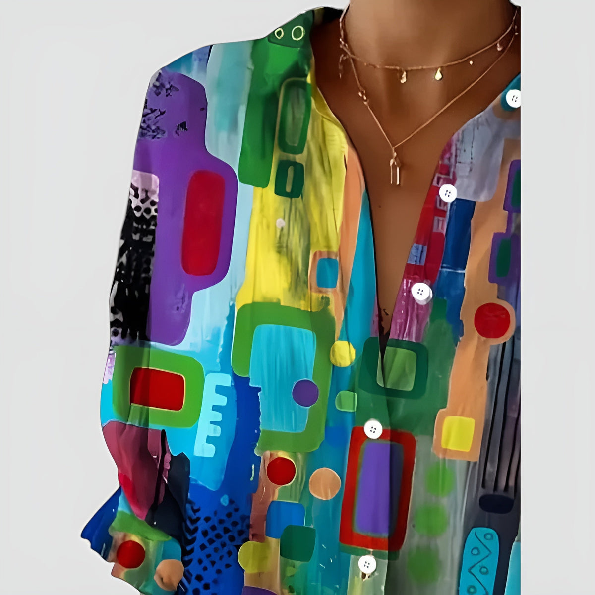 Annika Kunstprint Blouse